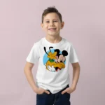 Mickey Mouse ve Pluto Erkek Çocuk Tişört