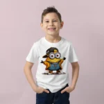 Minion Hip Hop Baskılı Çocuk Tişörtü