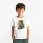 Motosikletli Ayıcık Erkek Çocuk Tişört