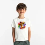 Simba Suluboya Baskılı Çocuk Tişörtü