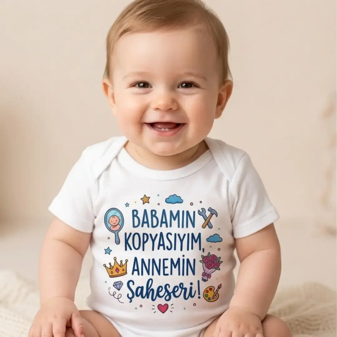 Babamın Kopyasıyım, Annemin Şaheseri Baskılı Zıbın