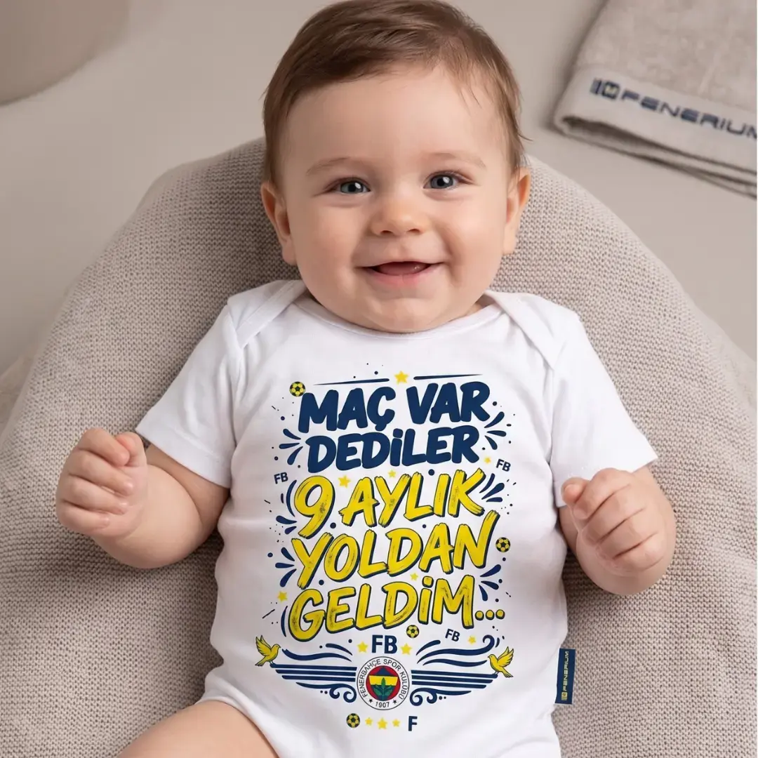 Maç Var Dediler 9 Aylık Yoldan Geldim Fenerbahçe Taraftar Baskılı Zıbın